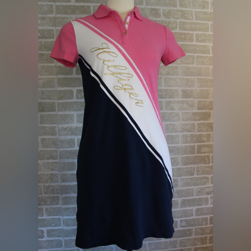Tommy Hilfiger Pink & Navy dress